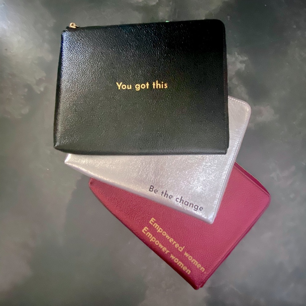 Urban Expressions Metallic Pouch SET